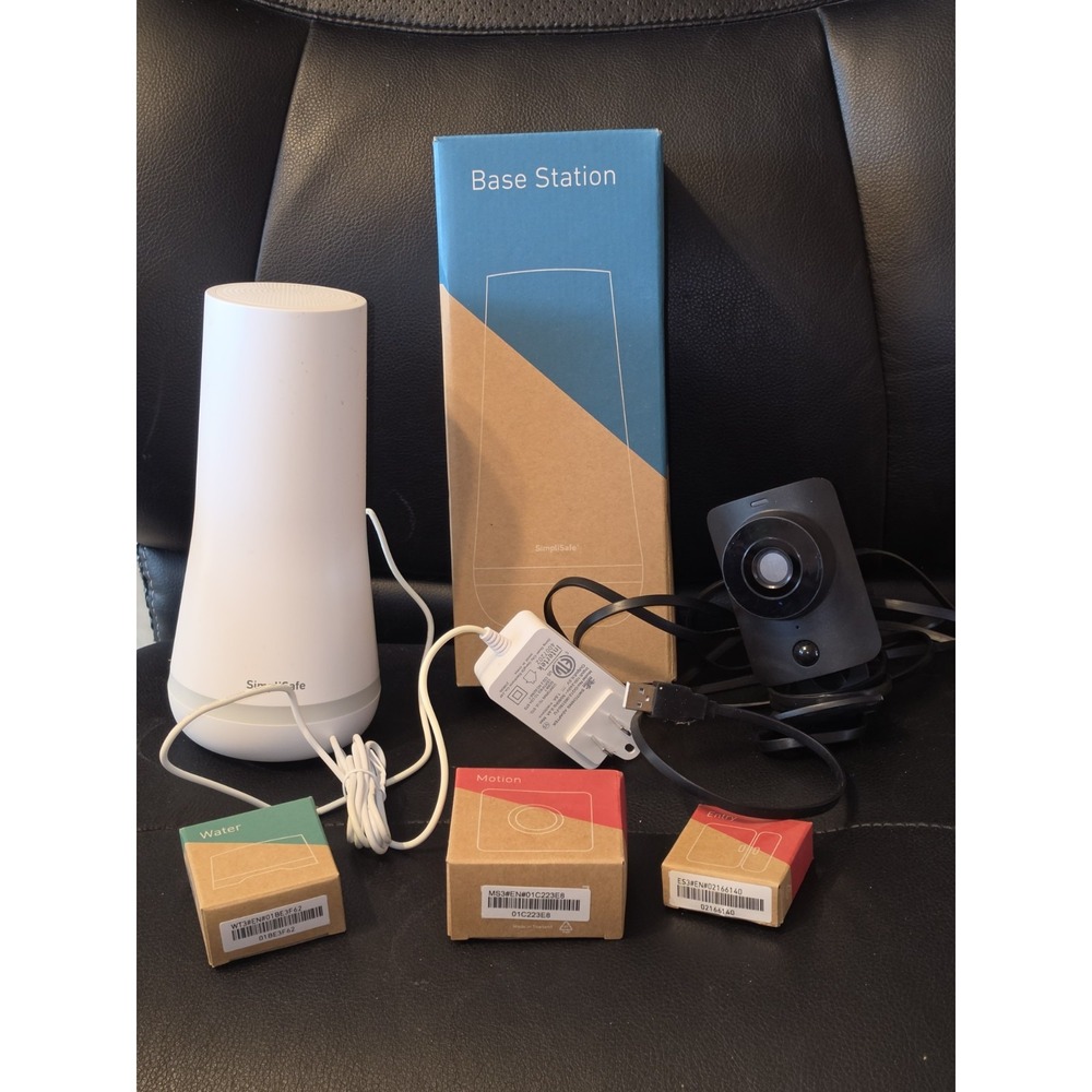 Simplisafe Home Security Base Station & Accessories